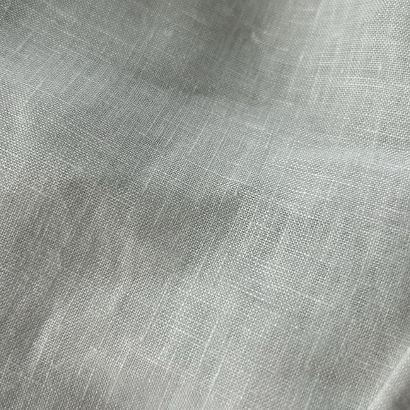 J Crew Scalloped Edge Crochet Lace Trimmed Linen Peasant Blouse White Small - Picture 10 of 11